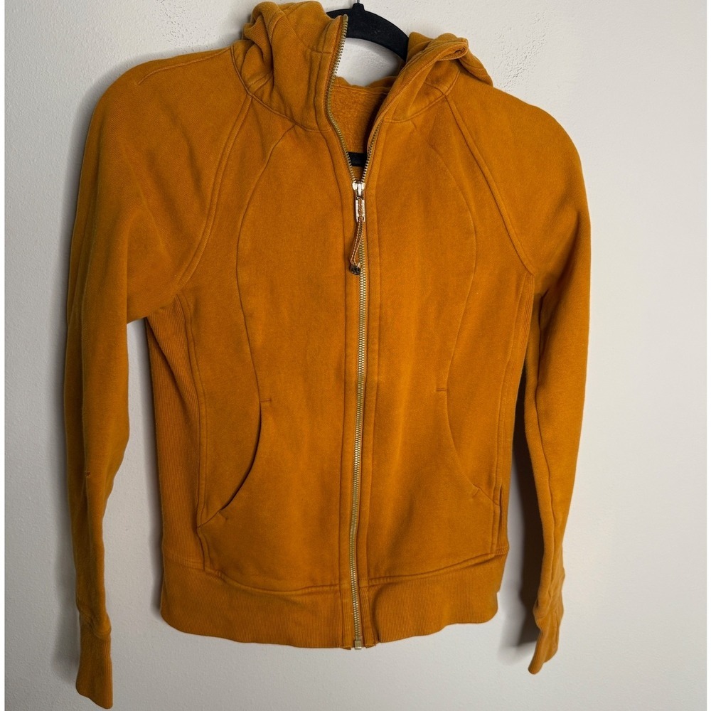 Lululemon Scuba Women's 4 Gold Lunar New Year Hoodie Zip Up Jacket Casual Gym - Picture 3 of 7